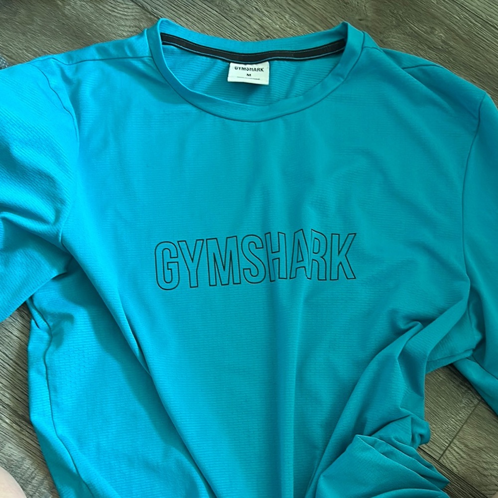 Gymshark Blue Long Sleeve Shirt